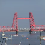 筑後川昇開橋（一風変わった橋）