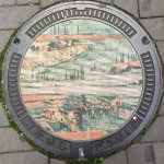 泉州堺湊新地繁栄之図1（堺市デザインマンホール）