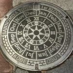 センター街万年暦（神戸市デザインマンホール（25 種類））