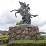 少弐資時（壱岐市　芦辺港）（戦国時代より前の時代の武将像コレクション）