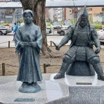 竹千代の頃の徳川家康と今川義元像（戦国時代の武将像コレクション）
