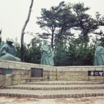 源義経・弁慶・冨樫（安宅の関）（戦国時代より前の時代の武将像コレクション）