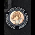 涼宮ハルヒの憂鬱（「所沢市」×「株式会社KADOKAWA」のイルミネーションマンホール）
