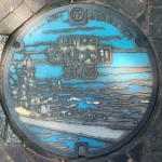 昭和18年 戦艦大和 武蔵（戦艦マンホール）