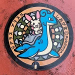 ラプラス、プラスル（宮城県のポケふた）